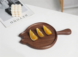 Totoro Shape Wooden Food Serving Tray