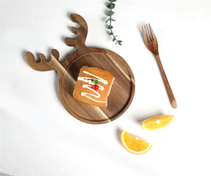 Reindeer Shape Wooden Food Serving Tray