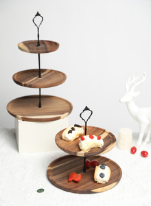 Wooden Multi-layer Serving Candy Pot